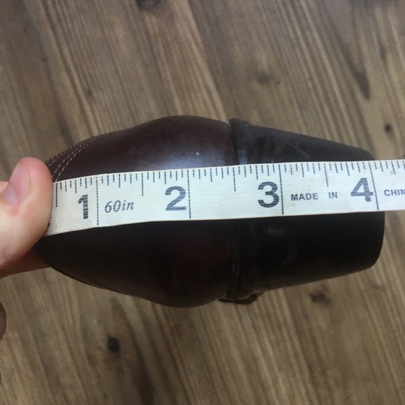 Brown real leather Clark’s Artisan Heels, size 8.5 - Picture 5 of 7